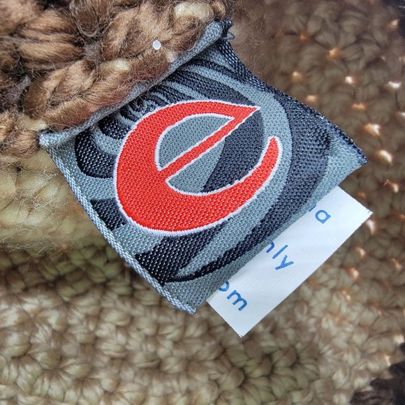 Everybody's Laughing On Planet Earth Wool Beanie Hat ELOPE Tan Warm Caual - Picture 8 of 10